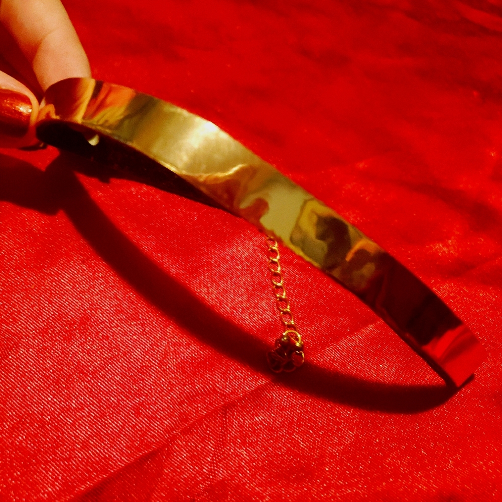 Rose-gold metallic Choker